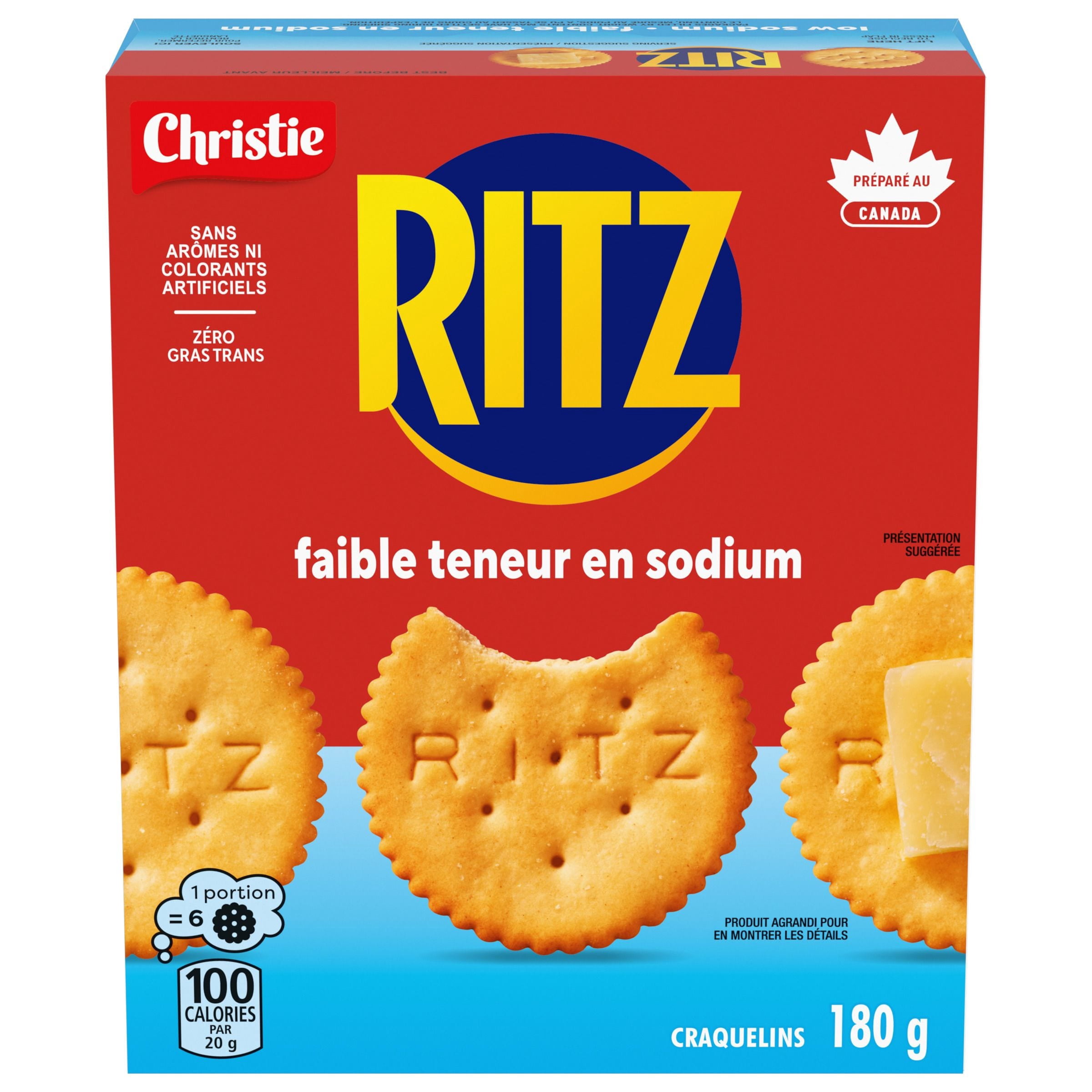 Craquelins RITZ Faible teneur en sodium
