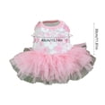 thumbnail image 3 of Dvruxg Robe Princesse de Printemps Été pour Animaux de Compagnie pour Lapins Chien Chat Mignonne Décoration Lapin Robe Jupe Costumes pour Animaux Vêtements (Rose), 3 of 5
