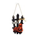 thumbnail image 1 of Halloween Welcome Sign Pumpkin Wreath Door Hanging Pendant for Halloween Decoration, 1 of 6