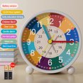 thumbnail image 1 of zanvin Holiday Gift, Alarm Clock ,Children's Alarm Clock, Analogue Alarm Clock, No Ticking, Learning Alarm Clock, Children's Quartz Alarm Clock, 1 of 3