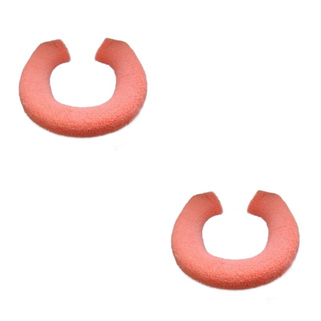 Thinsony Acrylic Fibers Made Toilet Mat Removable And Fits Most Toilets U Shape Orange 2Set
