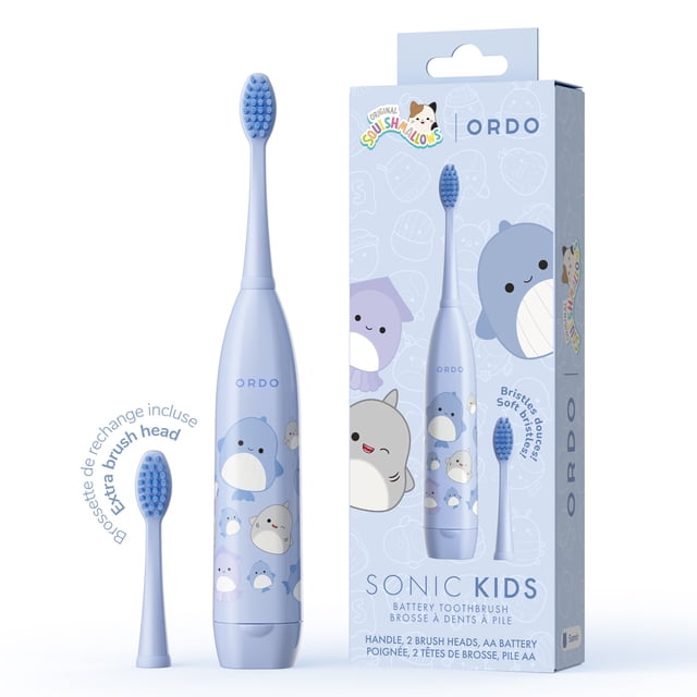Brosse À Dents À Piles Ordo Sonic Kids – Squishmallows Samir – Bleu