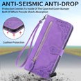 thumbnail image 5 of Case for OnePlus Nord 2T Zipper Wallet Cover Lanyard Crossbody Neck Strap, 5 of 5
