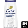 thumbnail image 2 of Dove Body Wash for 24H Lotion-Soft Skin Deep Moisture, 591 ml, 2 of 7