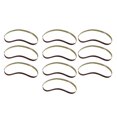 thumbnail image 2 of 10Pcs 15*452Mm Sanding Belt 60-600-Grit For M10 Sander Adapter Polishing Machine, 2 of 10