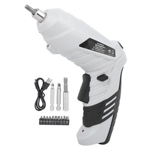 Screwdriver Drill Kit, Cordless Drill Kit, 0.3 Inch Chuck For Fixing Loose Screws Installing Small Light Fixtures Hanging Pictures Fixing Furniture