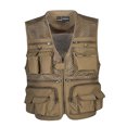 thumbnail image 2 of S SERENABLE Men Fishing Vest Breathable Multi-Pocket Mesh Waistcoat Photo Travel Work Jacket 3XL, 2 of 9