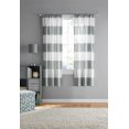 thumbnail image 1 of Mainstays Cabana Stripe 84" Rod Pocket Window Panel Pair, 1 of 2