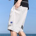 thumbnail image 4 of EOYWHK Workout Shorts Men 2025 Light Weight Athletic Shorts Summer Flat-Front Drawstring Elastic Waist Shorts Going Out, 4 of 4