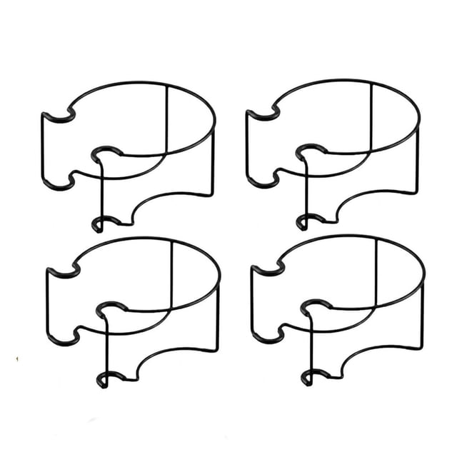 Support de Rambarde Ajustable, Support de Plante Sans Outils Facile à Installer, Support d'Exposition Extérieur Résistant aux Intempéries, Crochet de Suspension Universel Robuste pour Décoration de Jardin, Patio, Clôture, Terrasse, Pot de Fleurs