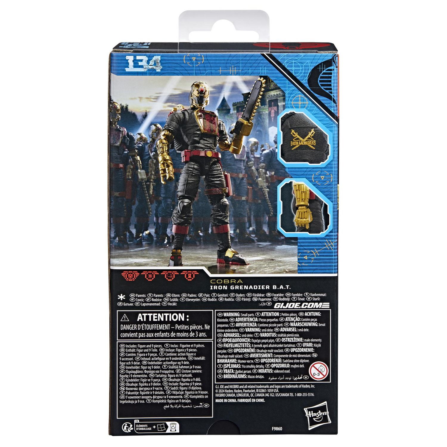 G.I. Joe Classified Series 134 B.A.T. Grenadier de Fer