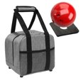thumbnail image 4 of pitrice Portable Waterproof Oxford Cloth Single Ball Bowling Bag Can Be Fixed On Roller, 4 of 6