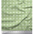 thumbnail image 1 of Soimoi Silk Fabric Geometric Small Printed Fabric 1 Yard 42 Inch Wide, 1 of 3