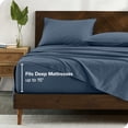 thumbnail image 4 of Bare Home 100% Organic Cotton Sheet Set - Sateen Weave, 4 of 7