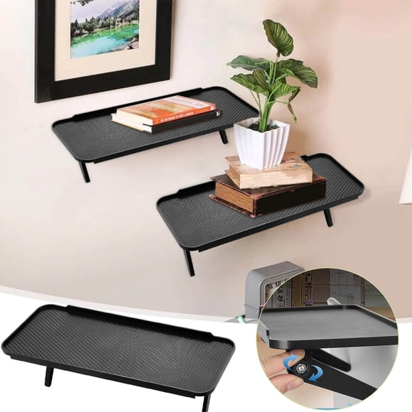 Fresh Finds, Monitor Stand, Tv Storage Stand, Adjustable Mount, Plastic Design, Home Office Use, Computer Screen Support, Media Device Holder Hzhnb Under 25 | Plastic, Black