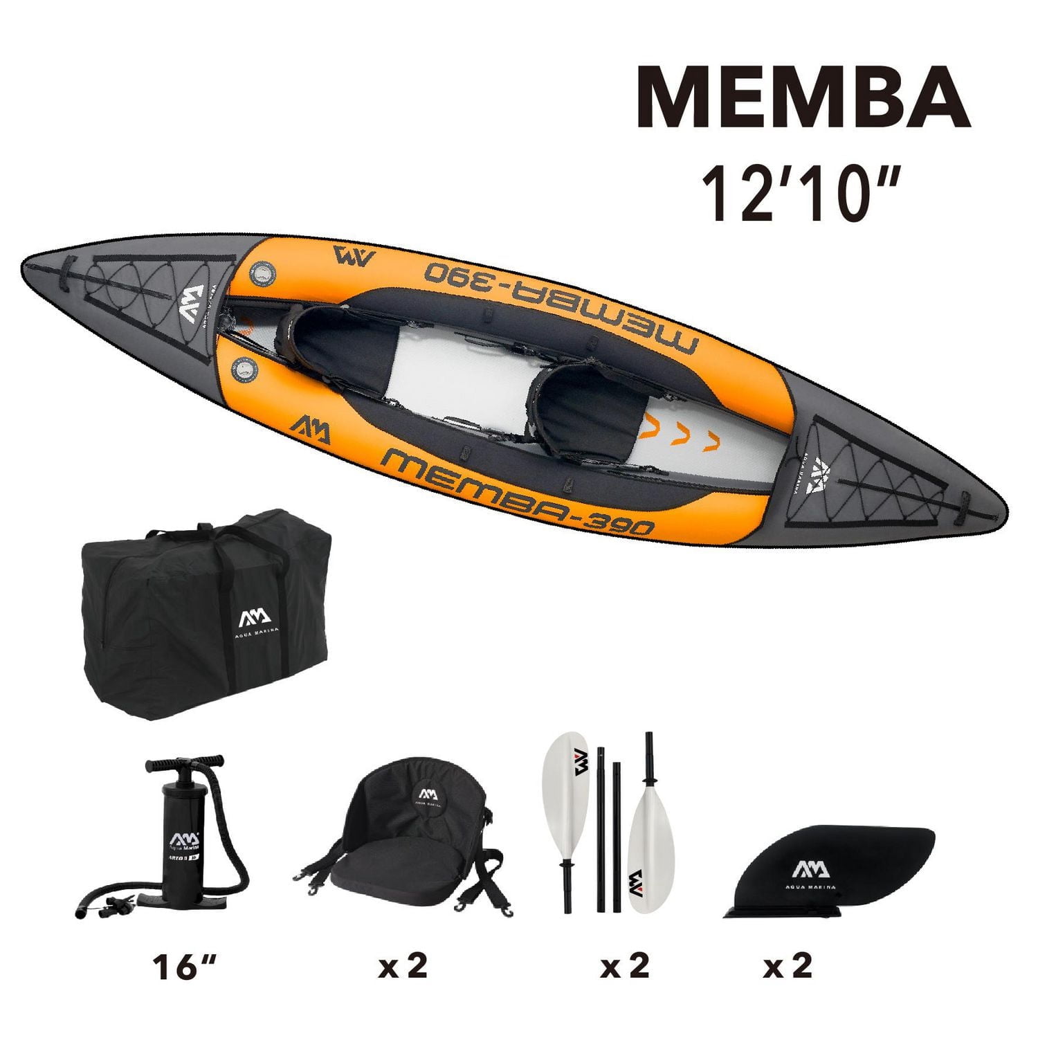 Aqua Marina Memba 390 Professional 2-Person Kayak