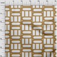 thumbnail image 3 of oneOone Polyester Spandex Brown Fabric Geometric Sewing Material Print Fabric By The Yard 56 Inch Wide, 3 of 4