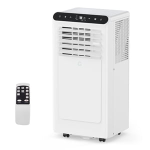 8000 BTU portatifs Air Conditionneur, jusqu'à 350 Télécommande SqFt 48dB portatif AC Unité, déshumidificateur, ventilateur, sommeil, 24H Trousse d'installation et de minuterie