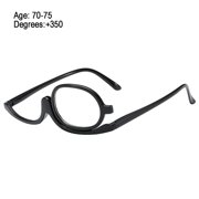 Miogawg Rotatable And Foldable -frame Bifocal Reading Glasses For Women -sided Cosmetic Glasses