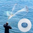 thumbnail image 2 of Fishing Accessories, Lightweight Fishing Mesh Net Fishing Cast Net, Outdoor For Fishing Net 2.4m, 2 of 8