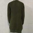 thumbnail image 5 of Lovzfmll Men's Knit Cardigan V-Neck Open Front Loose Fit Sweater Army Green, 2XL, 5 of 5