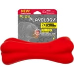 Playology Jumbo Crunchy Bone - Beef Scented Dog Toy