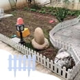 thumbnail image 1 of Meitianfacai PVC Cottage Yard Fence Outdoor Small Fence Connectable Design Insert Ground Walkway Mini Fence Garden Patio Home Sideway Fence on Clearance, 1 of 6