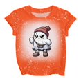 thumbnail image 4 of GDREDA Vêtements Fille Enfants Mignon Imprimé Col Rond Manches Courtes T-Shirt Décontracté Haut T-Shirt Fille Rouge Melon D\'eau,12-13 Ans, 4 of 4