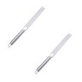 thumbnail image 1 of Lemon Zester Grater Zester Cheese Grater With Handle Lemon Zester Tool For Cheese Lime Chocolate Fruits Vegetables Garlic Cheese Grater Handheld 12.79"（2pcs）, 1 of 7