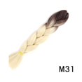 thumbnail image 1 of RKSTN Ombre Braiding 24 Inch Braiding Hair Extensions High Temperature Synthetic Fibre, Pre Stretched Braiding Hair For Women, 1 of 2