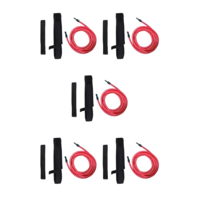 relayinert Durable Swim Training Belt Aid For Swimming Enthusiasts Lightweight Comfortable red-3meters 5Set