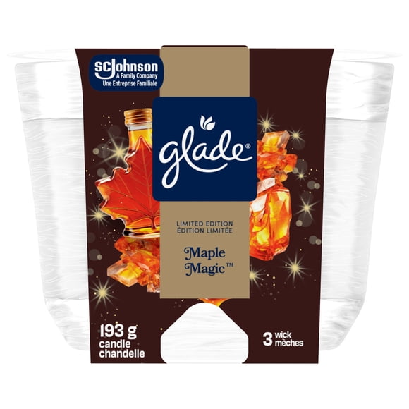 Glade® Holiday Triple Wick Candle - Maple Magic™