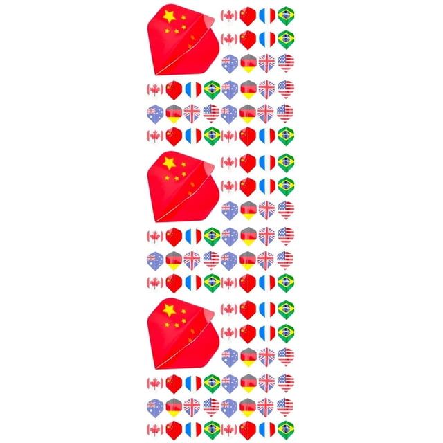 CUITING 3 Pcs Ailes de Fléchettes Portables Queues Assorties pour l'Animal