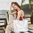thumbnail image 1 of Kbndieu un Sac Fourre-Tout en Pvc pour Femmes, Grand Sac Fourre-Tout avec Sac en Pvc de Mode Uni, Sac Fourre-Tout à Imprimé de Lettres, Organisation et Rangement, 1 of 9