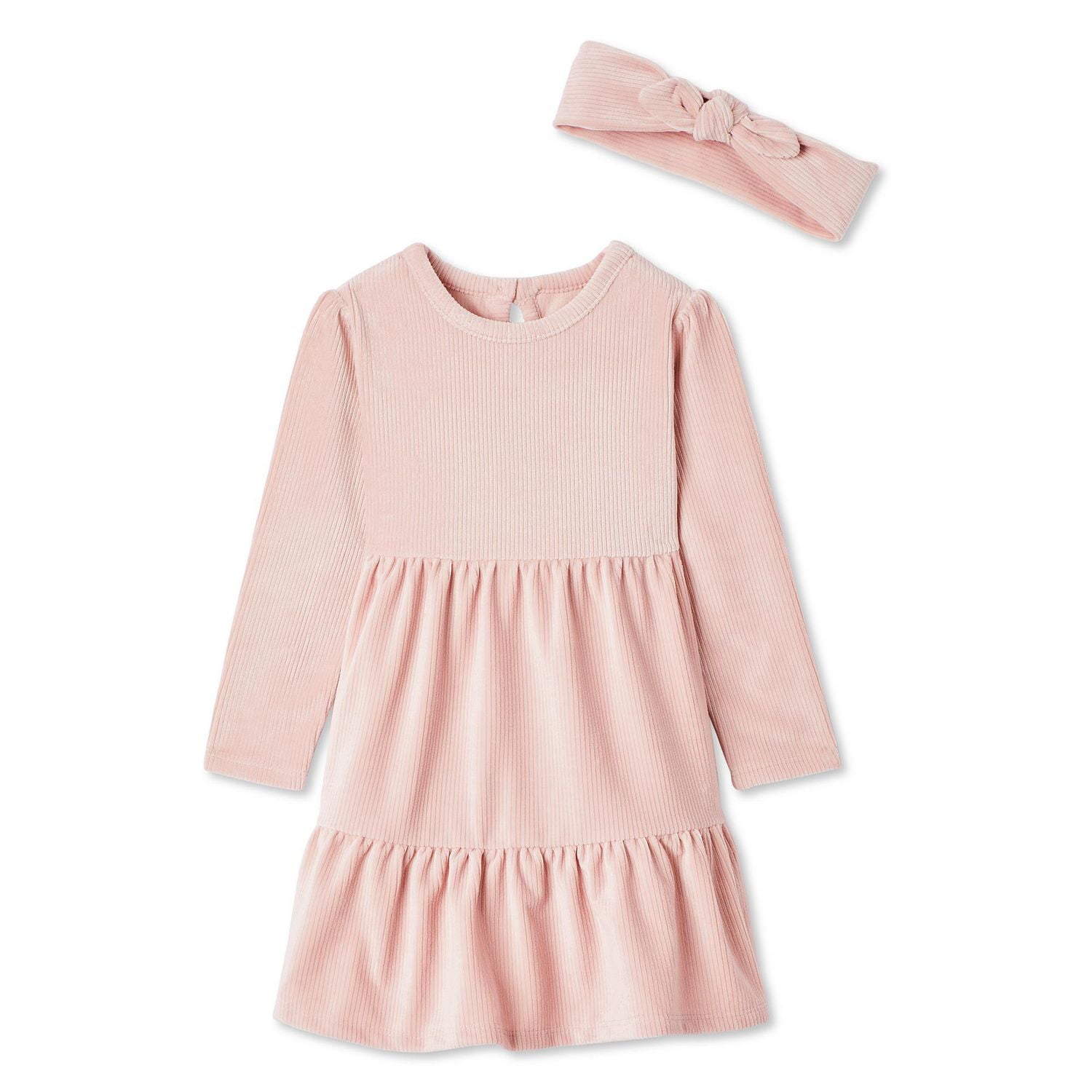Ensemble 2 pièces avec robe en velours George pour petites filles