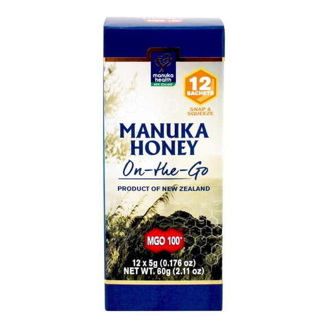 Manuka Health - Miel de Manuka MGO pour Emporter 100+ - 12 Sachets