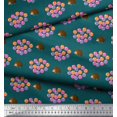thumbnail image 3 of Soimoi Velvet Fabric Balloon & Hedgehog Kids Print Fabric by Yard 58 Inch Wide, 3 of 3