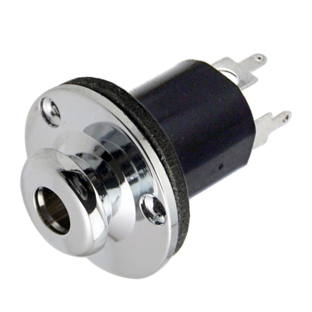 1/4" Equalizer EQ Jack Preamp Socket for Guitar Bass DIY Accs