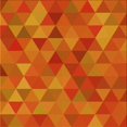 thumbnail image 1 of Ahgly Tapis de Zone Carré Transitionnel Néon Orange Lavable en Machine, 7 Pieds Carré, 1 of 7
