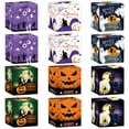 thumbnail image 2 of Fwttom Papier d'Halloween, l'Imprimé de la Boîte-Cadeau de Bonbons et Collations d'Halloween Est Utilisé pour Décorer des Scènes des Fêtes et des Contextes de Fête Applications Multifonctionnelles Sont Parfaites, 2 of 5