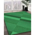 thumbnail image 3 of Ahgly Company Machine Washable Indoor Rectangle Transitional Green Area Rugs, 2' x 3', 3 of 7