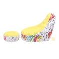 thumbnail image 2 of Inflatable Lounger Chair, Portable Air Chair  for Outdoor Camping Yellow, 2 of 7