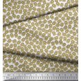 thumbnail image 2 of Soimoi Rayon Fabric Witch Face Halloween Print Sewing Fabric Yard 56 Inch Wide, 2 of 3