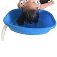 thumbnail image 3 of HILABEE Neck Rest In Bed Shampoo Basin Salon Hair Washing Tray Blue 75cm Hose, 3 of 9