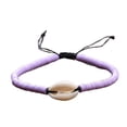thumbnail image 3 of 1 Ensemble de Bracelets Tressés Fabriqués à la Main Confortable Cordon Réglable Bracelet Exotique Adolescent Filles Accessoire de Mode pour la Robe Quotidienne Violet, 3 of 8