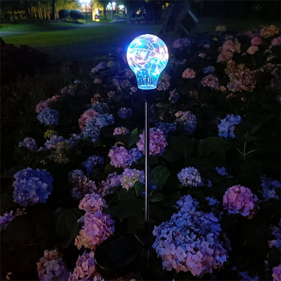 Eoozwa Solar Garden Lights Solar Globe Lights Outdoor Waterproof Decorative for Yard Ball Garden Lights for Patio Decoration