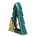 thumbnail image 2 of Northlight Shiny Cut-Out Christmas Tree Decoration - 7.25" - Green and Gold Finish, 2 of 2