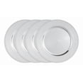 thumbnail image 2 of Holiday Time 13-Inch Embossed Charger Silver-Pack of 4, 2 of 2