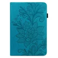thumbnail image 1 of Tablet Coque For Samsung Tab A8 Case SM-X200 X205 X207 Emboss Flower Leather Wallet Flip Cover For Galaxy Tab A8 A 8 A 9 A9 Plus blue-flower A8 2021 SM-X200 X205, 1 of 6