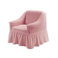 thumbnail image 2 of Stretch Wing Chair Slipcovers,Pleated Ruffled Skirt Armchair Slipcover,Stretch Slipcovers for Sofa,Seersucker Armchair Covers with Skirt Ruffle,Living Room Sofa Slipcover Furniture Protector, 2 of 9